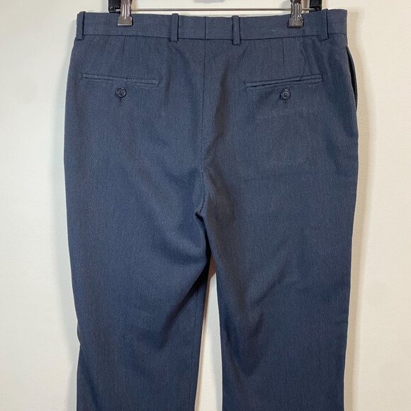 Perry Ellis Men's Charcoal Dress Pants 34x32 Flat Front Style 43HB7304 - Picture 6 of 8